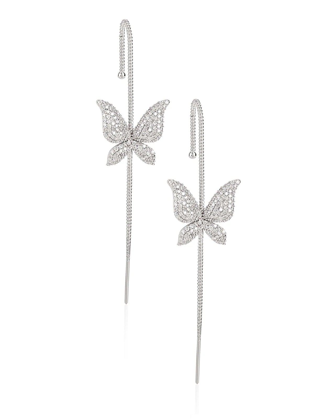 La DiaMantés | Fluttering Grace Diamond Earrings